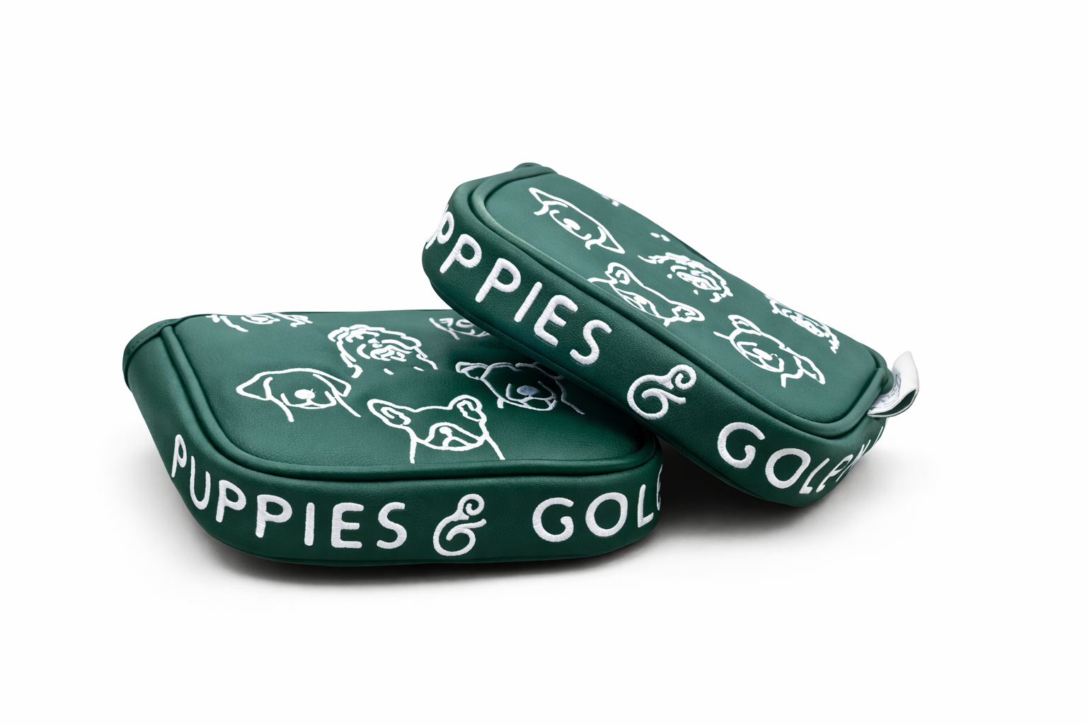 The Dogleg Mallet Putter Cover - Green