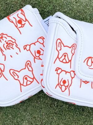 The Dogleg Mallet Putter Cover - Coral